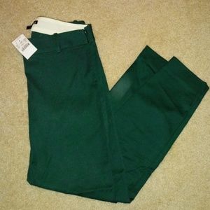 NWT J Crew Winnie Pant Academic Green Sz 2